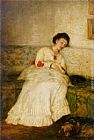 Sir William Quiller Orchardson Asleep painting